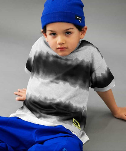 Japanese children's clothing BREEZE tie-dye print top 90-160cm boys' summer TOPS 