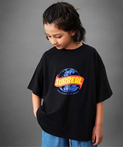 Japanese children's clothing BREEZE printed short-sleeved top 90-160cm boys' summer TOPS 