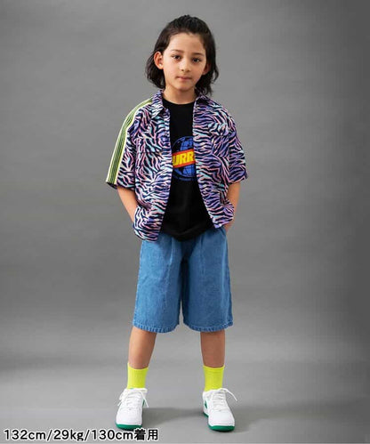 Japanese children's clothing BREEZE printed short-sleeved top 90-160cm boys' summer TOPS 
