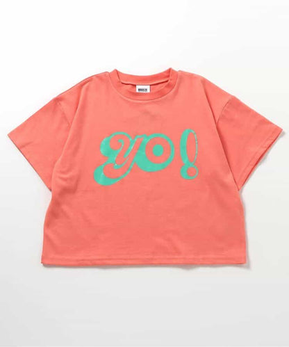 Japanese children's clothing BREEZE printed short-sleeved top 90-160cm boys' summer TOPS 