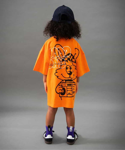 Japanese children's clothing BREEZE printed short-sleeved top 90-160cm boys' summer TOPS 