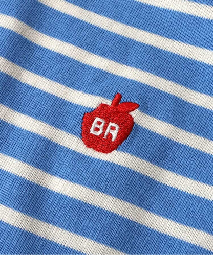 Japanese children's clothing BREEZE loose striped top 80-150cm boys' summer TOPS 