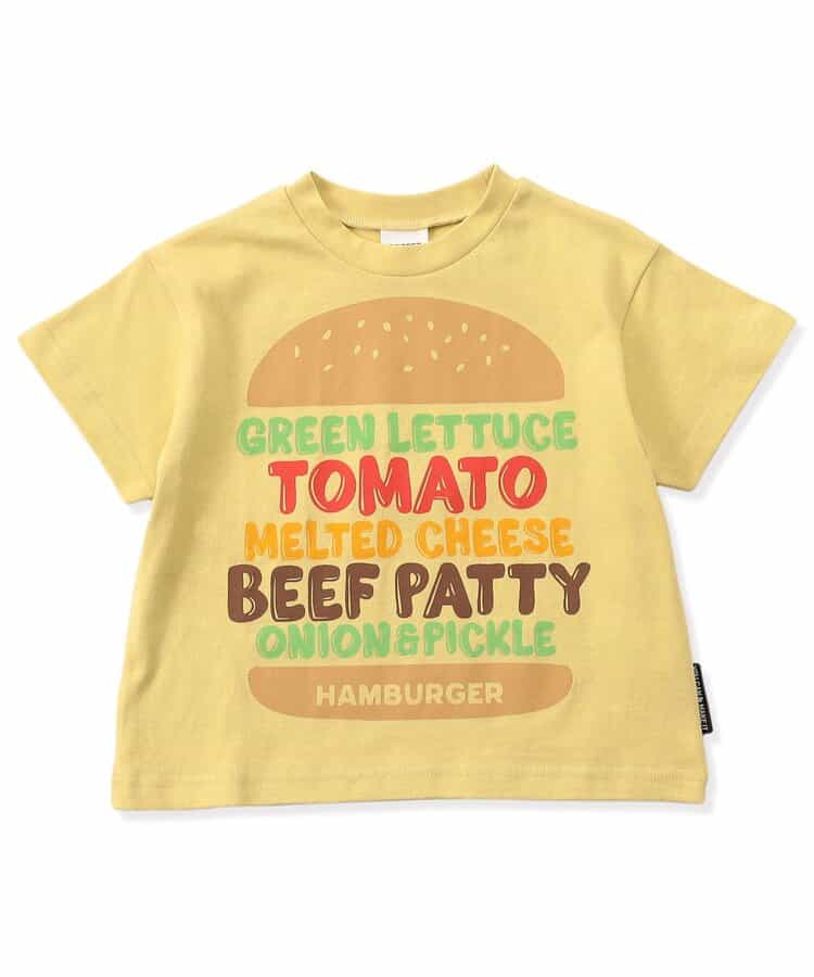 Japanese children's clothing BREEZE car and hamburger short-sleeved top 80-140cm boys' summer TOPS 