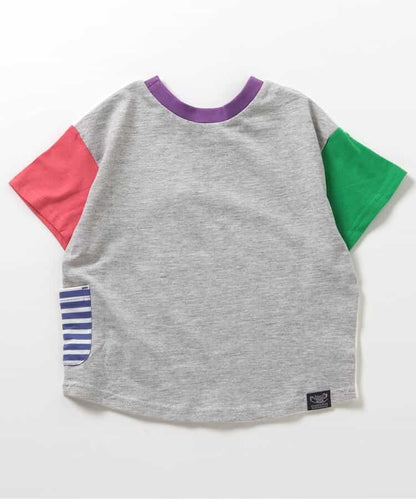 BREEZE 2Way Japanese Children's Clothing - Two-Way Short-Sleeve Tops (80-140cm) for Boys and Girls (Summer) 