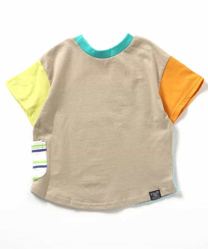 BREEZE 2Way Japanese Children's Clothing - Two-Way Short-Sleeve Tops (80-140cm) for Boys and Girls (Summer) 