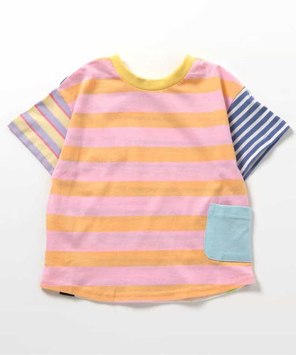 BREEZE 2Way Japanese Children's Clothing - Two-Way Short-Sleeve Tops (80-140cm) for Boys and Girls (Summer) 