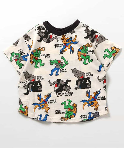 BREEZE 2Way Japanese Children's Clothing - Two-Way Short-Sleeve Tops (80-140cm) for Boys and Girls (Summer) 