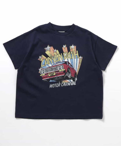 Japanese children's clothing BREEZE multi-color printed tops 90-150cm boys/girls summer TOPS 