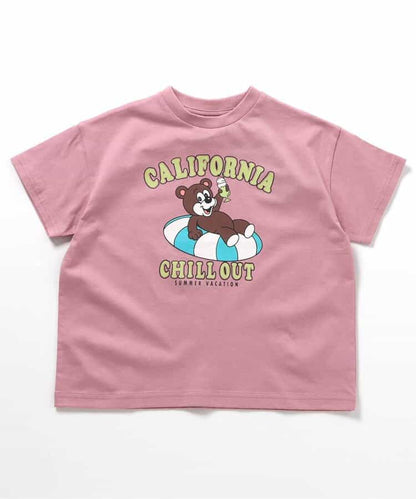 Japanese children's clothing BREEZE multi-color printed tops 90-150cm boys/girls summer TOPS 