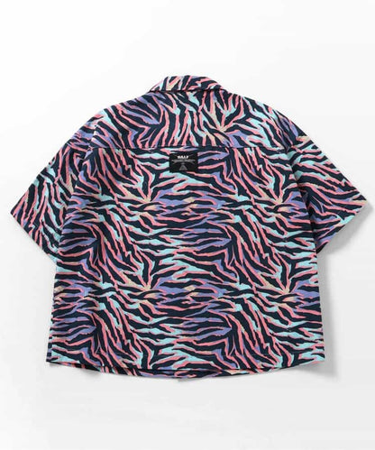 Japanese children's clothing BREEZE edge pattern shirt 90-160cm boys summer TOPS 