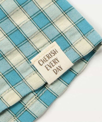 Japanese children's clothing BREEZE plaid sailor top 90-140cm boys/girls summer TOPS 