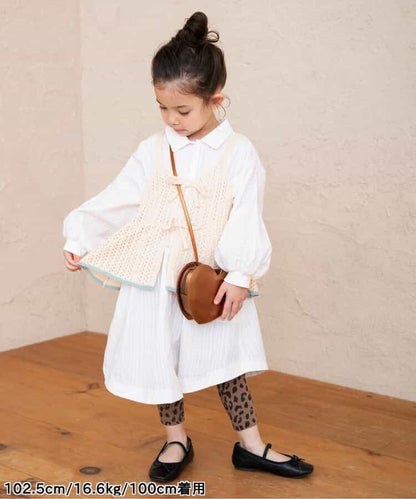 Japanese children's clothing BREEZE suspender knit top 80-140cm boys' summer TOPS 