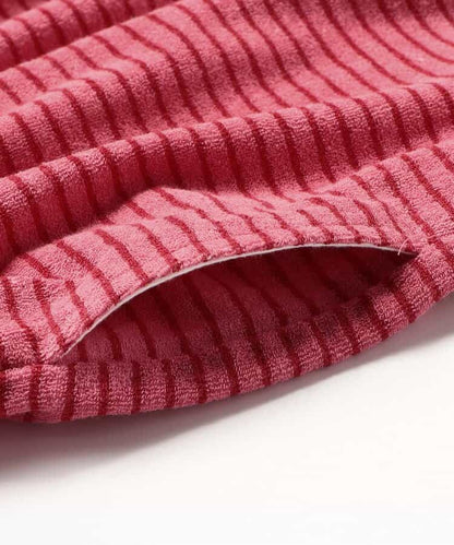 Japanese BREEZE Towel Stripe Dress 80-140cm Girls Summer Dresses 