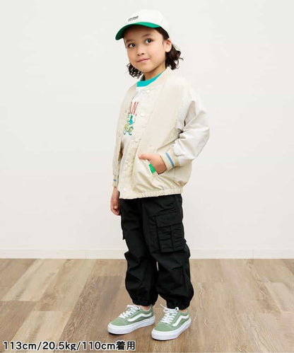 Japanese children's clothing BREEZE overalls 80-150cm boys'/girls' summer PANTS 