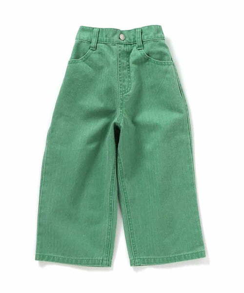 日本童裝 BREEZE 人字形闊腳褲 80-140cm 女童款 春季 PANTS