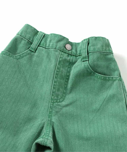 日本童裝 BREEZE 人字形闊腳褲 80-140cm 女童款 春季 PANTS