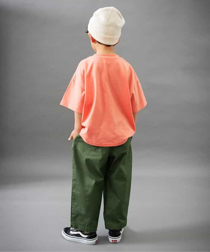 Japanese children's clothing BREEZE loose wrinkled trousers 90-160cm boys' summer PANTS 