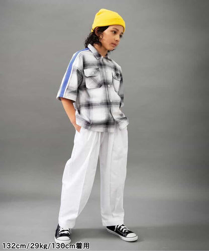Japanese children's clothing BREEZE loose wrinkled trousers 90-160cm boys' summer PANTS 