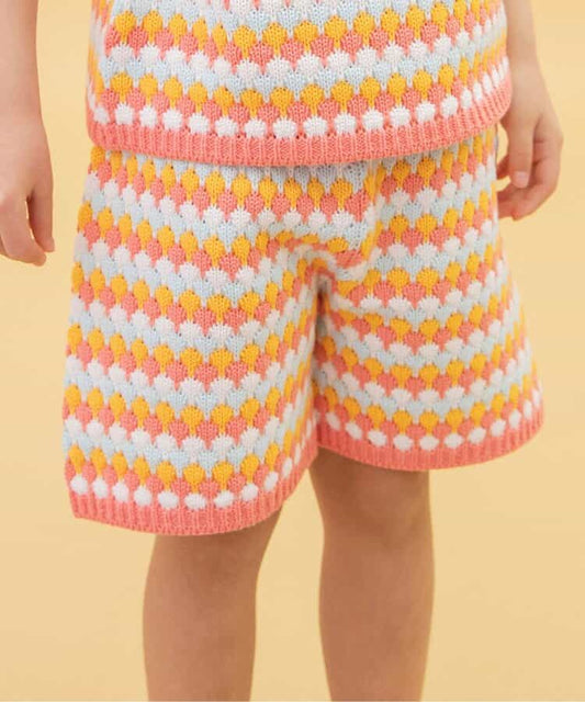 Japanese children's clothing BREEZE knitted shorts 80-130cm boys'/girls' summer PANTS 