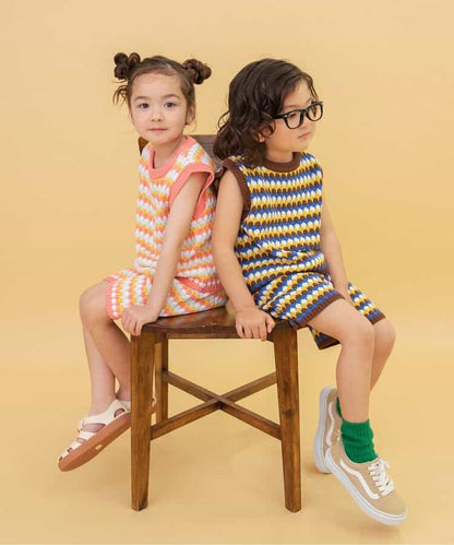 Japanese children's clothing BREEZE knitted shorts 80-130cm boys'/girls' summer PANTS 