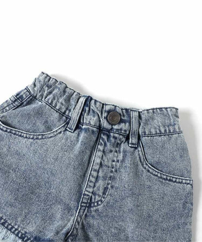 Japanese children's clothing BREEZE tassel shorts 80-140cm girls summer PANTS 