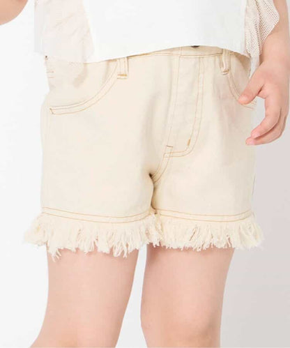 Japanese children's clothing BREEZE tassel shorts 80-140cm girls summer PANTS 