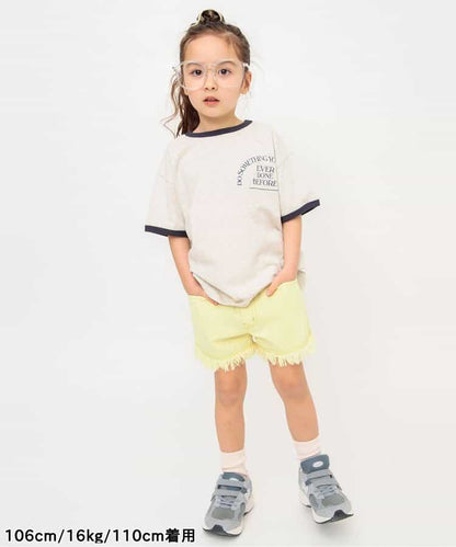 Japanese children's clothing BREEZE tassel shorts 80-140cm girls summer PANTS 