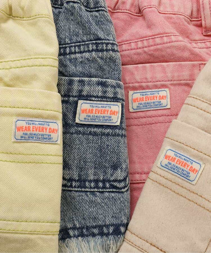 Japanese children's clothing BREEZE tassel shorts 80-140cm girls summer PANTS 