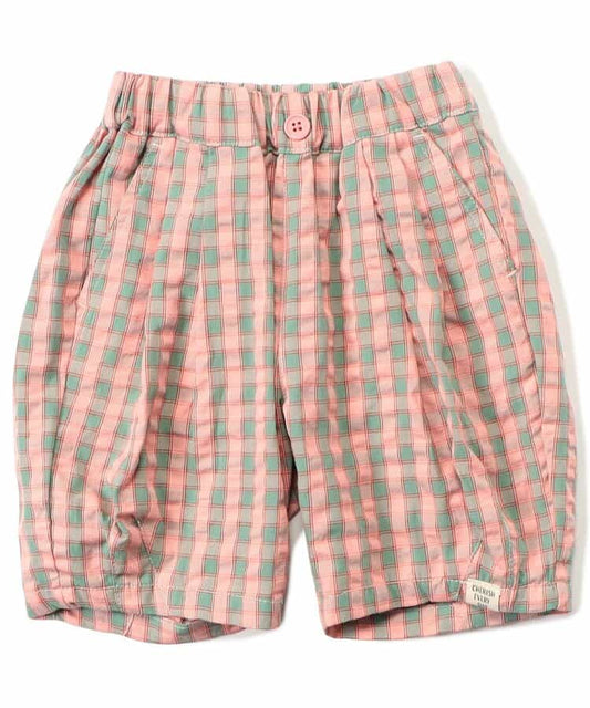 Japanese children's clothing BREEZE plaid shorts 90-140cm girls summer PANTS 