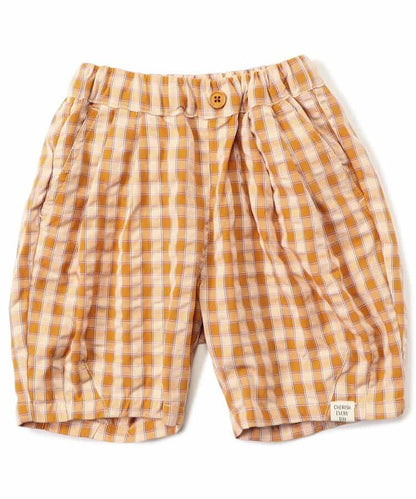 Japanese children's clothing BREEZE plaid shorts 90-140cm girls summer PANTS 
