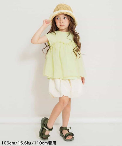 Japanese children's clothing BREEZE bubble shorts 80-140cm girls summer PANTS 