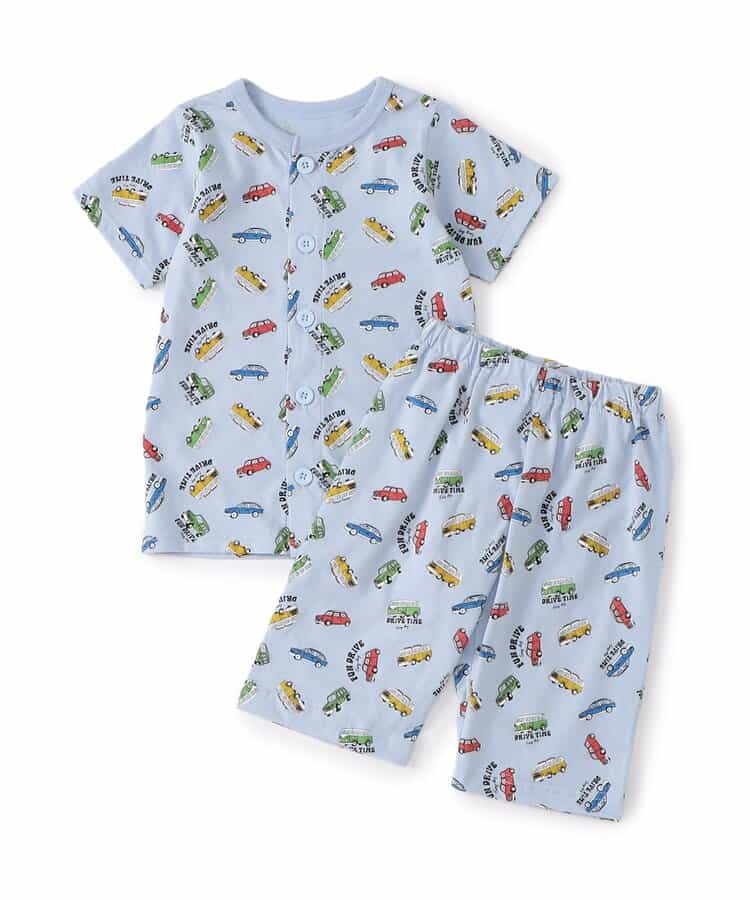 Japanese children's clothing BREEZE pajamas 80-140cm boys' and girls' summer pajamas series 