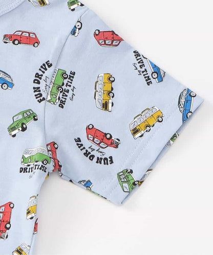 Japanese children's clothing BREEZE pajamas 80-140cm boys' and girls' summer pajamas series 