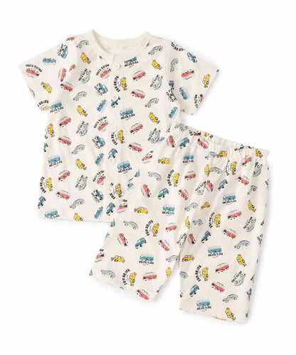 Japanese children's clothing BREEZE pajamas 80-140cm boys' and girls' summer pajamas series 