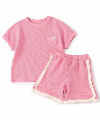Japanese children's clothing BREEZE pajamas 80-150cm boys' and girls' summer pajamas series 
