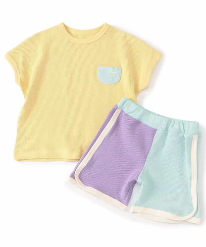 Japanese children's clothing BREEZE pajamas 80-150cm boys' and girls' summer pajamas series 