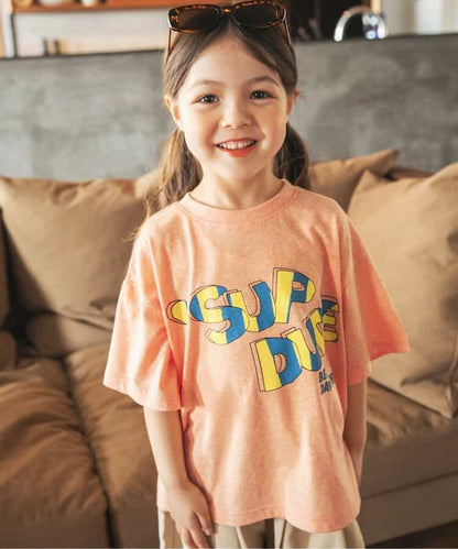BREEZE Japanese children's clothing holiday style printed tops 80-150cm boys/girls summer TOPS 