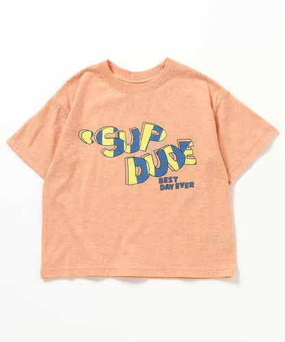 BREEZE Japanese children's clothing holiday style printed tops 80-150cm boys/girls summer TOPS 