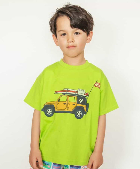 Japanese children's clothing BREEZE printed short-sleeved tops 80-150cm boys/girls summer TOPS 