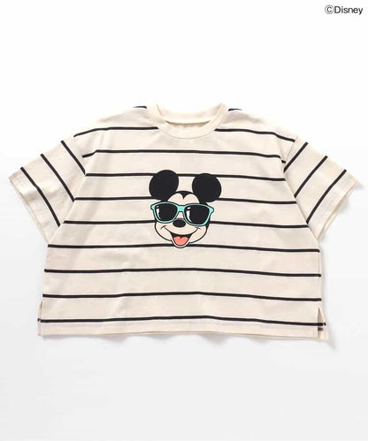Japanese children's clothing BREEZE x Disney printed tops 80-140cm boys/girls summer TOPS 