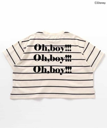 Japanese children's clothing BREEZE x Disney printed tops 80-140cm boys/girls summer TOPS 