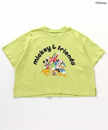 Japanese children's clothing BREEZE x Disney printed tops 80-140cm boys/girls summer TOPS 
