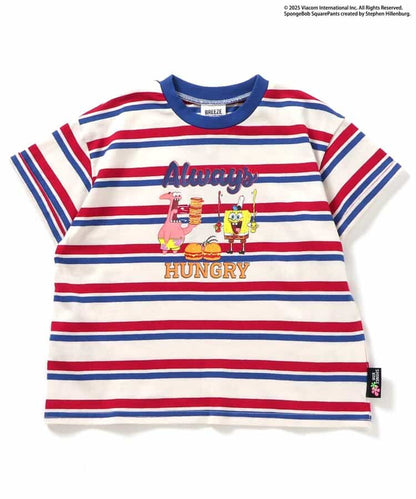 BREEZE x SpongeBob SquarePants Print Tops (80-140cm) for Boys and Girls (Summer) 