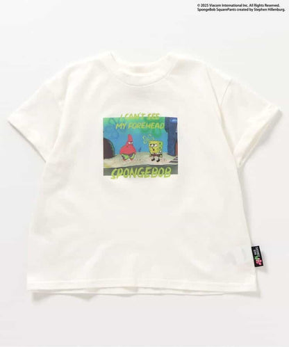 BREEZE x SpongeBob SquarePants Print Tops (80-140cm) for Boys and Girls (Summer) 