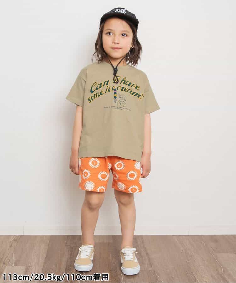 Japanese children's clothing BREEZE printed tops 80-160cm boys/girls summer TOPS 