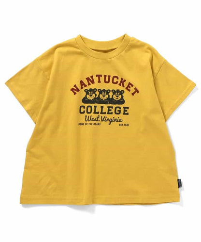 Japanese children's clothing BREEZE printed tops 80-160cm boys/girls summer TOPS 