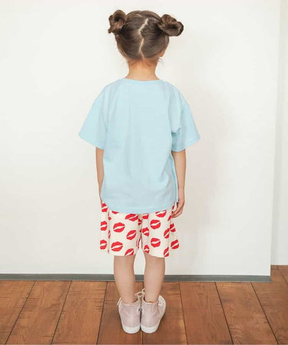 Japanese children's clothing BREEZE printed short-sleeved tops 80-140cm boys/girls summer TOPS 