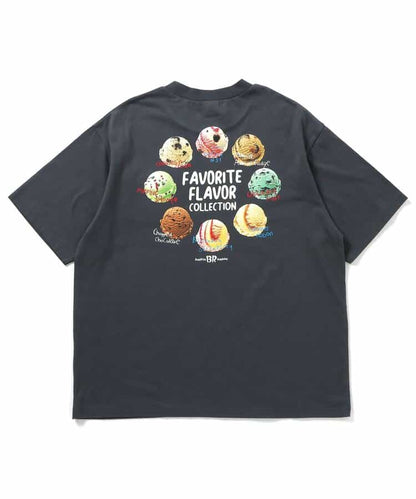 BREEZE x Baskin-Robbins Japanese Kids' Clothing: Ice Cream Print Top (M) (Adult Summer) 