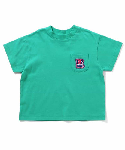 BREEZE x Baskin-Robbins Japanese Kids' Clothing: Ice Cream Print Tops (80-140cm) for Boys and Girls (Summer) 