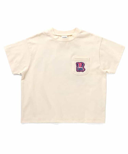 BREEZE x Baskin-Robbins Japanese Kids' Clothing: Ice Cream Print Tops (80-140cm) for Boys and Girls (Summer) 